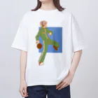 Kaito_no9のバスケ少年 オーバーサイズTシャツ