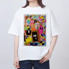 Tistoのお菓子の仲間たち オーバーサイズTシャツ