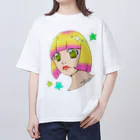 303companyのデジタルイラスト女の子 オーバーサイズTシャツ