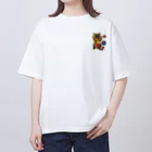 npo_sipのラブリーキャット オーバーサイズTシャツ