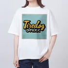 TukaretaINUのTiredog Tシャツ オーバーサイズTシャツ