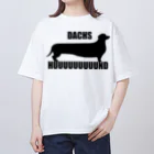 PolarBearLABOのLONG DACHS HUND Oversized T-Shirt