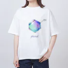 ピヨ_chemistryの花のフェノール オーバーサイズTシャツ