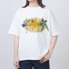 背骨の舞いあがっちゃえ Oversized T-Shirt