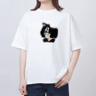 みつまめこshopの猫耳少女 オーバーサイズTシャツ