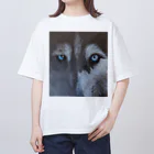 にゃんこ亀のオオカミくん オーバーサイズTシャツ