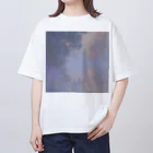 世界美術商店のジヴェルニー近郊のセーヌ川支流(霧) / Branch of the Seine near Giverny (Mist) Oversized T-Shirt