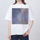 世界美術商店のジヴェルニー近郊のセーヌ川支流(霧) / Branch of the Seine near Giverny (Mist) オーバーサイズTシャツ