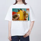 ミサキの見てたのに焦がす(背景あり) Oversized T-Shirt