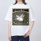 裏ひぐちのお茶目ことぶきPUGSTYLE オーバーサイズTシャツ