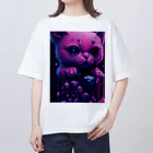 SHITON SHOPのスプラッシュアート✖️ダークファンタジー　キャット オーバーサイズTシャツ