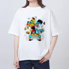 蜂の巣のレッツらゴーゴー! オーバーサイズTシャツ