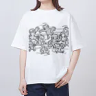 hataraku.Creatorsの実はうろたえています。 Oversized T-Shirt