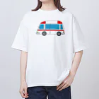 chicodeza by suzuriの可愛い救急車 Oversized T-Shirt