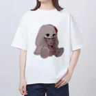 hekiiro_のうさくま オーバーサイズTシャツ