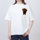 rokusaburo_toyの上目遣いでイチコロ六三郎 Oversized T-Shirt