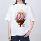 ハッピースマイルの神様の乗り物 Oversized T-Shirt