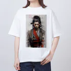 News US Suzuri Storeの侍 サムライアート 其の壱 オーバーサイズTシャツ