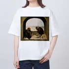 世界美術商店の二匹の猿 / Two Monkeys Oversized T-Shirt