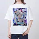 radennbyakkoの地雷系ブラック白虎 Oversized T-Shirt