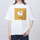 とある丸眼鏡の描き散らしのMEDAMAYAKI オーバーサイズTシャツ