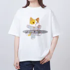 taiwanatyouの太極猫 Oversized T-Shirt