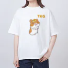 Siderunの館 B2の卵かけゴールデンハムスター Oversized T-Shirt