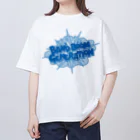 北風のゼリーのバンドブーム世代（青） Oversized T-Shirt