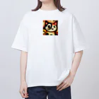 T2 Mysterious Painter's ShopのMysterious Cat オーバーサイズTシャツ