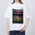 ラーメンマッスルショップのラーメンマッスル　メジャーリーグ⚾️ オーバーサイズTシャツ