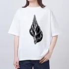 縄文ヨロコビトの巻き貝が好き Oversized T-Shirt