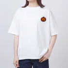 にょんのTシャツ屋さんのかぼちゃのランタン Oversized T-Shirt