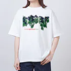 art-Laboの尾形光琳 【世界の名画】燕子花図屏風 琳派 荘厳 ☆日本画☆ 絵画 美術 art Oversized T-Shirt