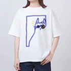 S@moffの猫目回路図 Oversized T-Shirt