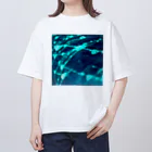 自傷銀河 | self-harm galaxyのBlood Arc Galaxy 血の弧銀河 (ACG3268) オーバーサイズTシャツ