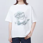 殺戮の勇者のおしゃれなポテチコーギー Oversized T-Shirt