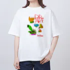 スタジオばんやの花 Oversized T-Shirt