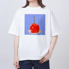 SHIROGAMI / NFT Artistの祭りの映えクイーンりんごあめちゃん Oversized T-Shirt