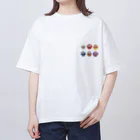 Toitowaの水引めでたいだるま Oversized T-Shirt