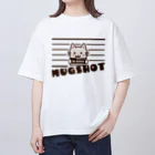 楽猫楽描しげ屋のMUGSHOT オーバーサイズTシャツ