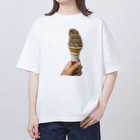 米農家の絵描きのほうじ茶アイス オーバーサイズTシャツ