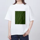 hanaharuのGreen Oversized T-Shirt