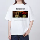 404 Art WorksのMOVEMENT オーバーサイズTシャツ