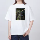 FIRE FLYのお山の木々 オーバーサイズTシャツ