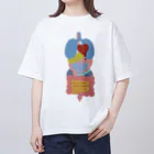 原子の人体スケスケ Oversized T-Shirt