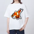 魚類のでめきんくん オーバーサイズTシャツ