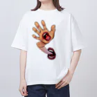 非対称デモクラシーの欲しすぎる！！(文字なし) Oversized T-Shirt