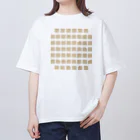 kimchinの雅な源氏香の柄 Oversized T-Shirt