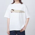 ぷにっと！パピなみ【公式】のカイコガ(ようちゅう) Oversized T-Shirt