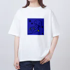 handmade asyouareの天の川クラゲ Oversized T-Shirt